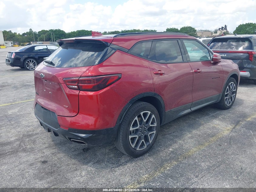 Vin: 3gnkbers0ss198358, lot: 46203536, chevrolet blazer fwd rs 20254