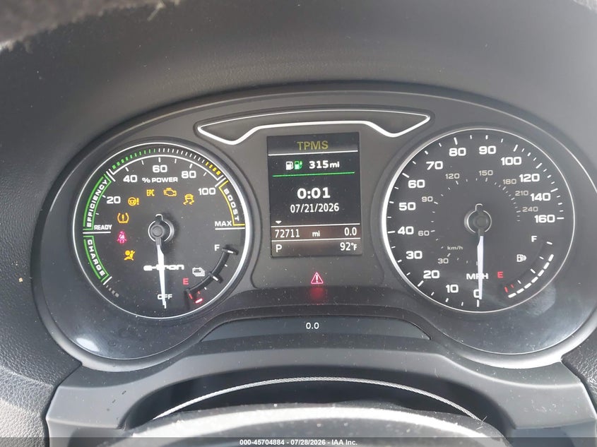 2018 AUDI A3 E-TRON auction photo 7