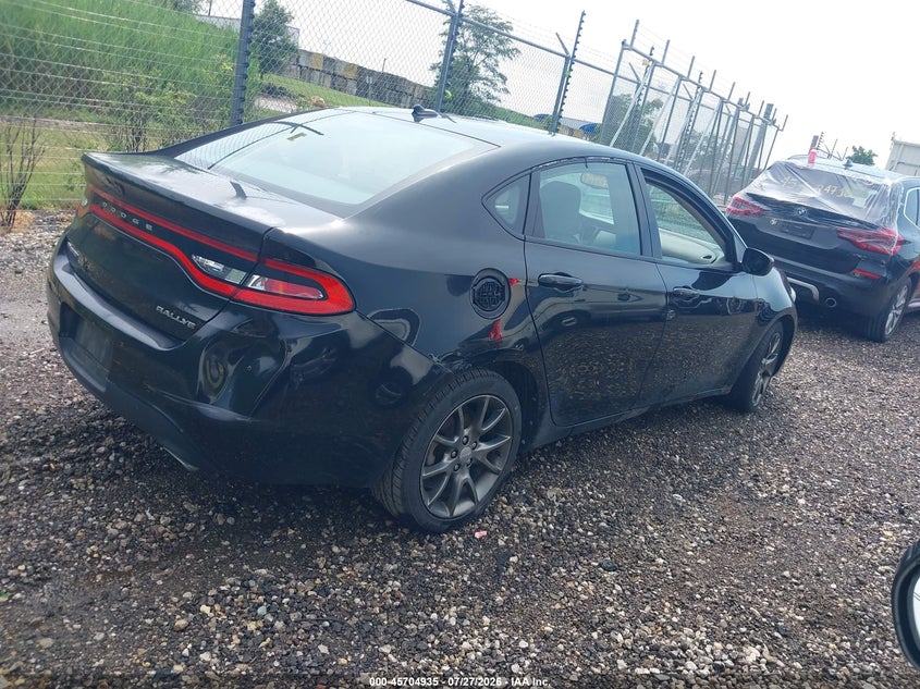Vin: 1c3cdfba9dd176008, lot: 46203591, dodge dart rallye 20134