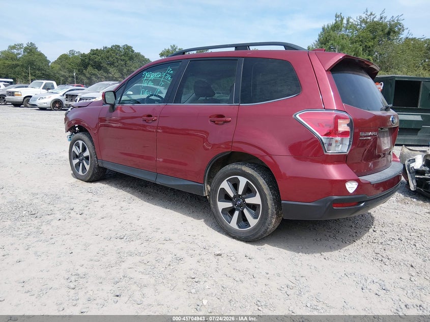 Vin: jf2sjajc2jh609714, lot: 46203599, subaru forester 2.5i limited 20183