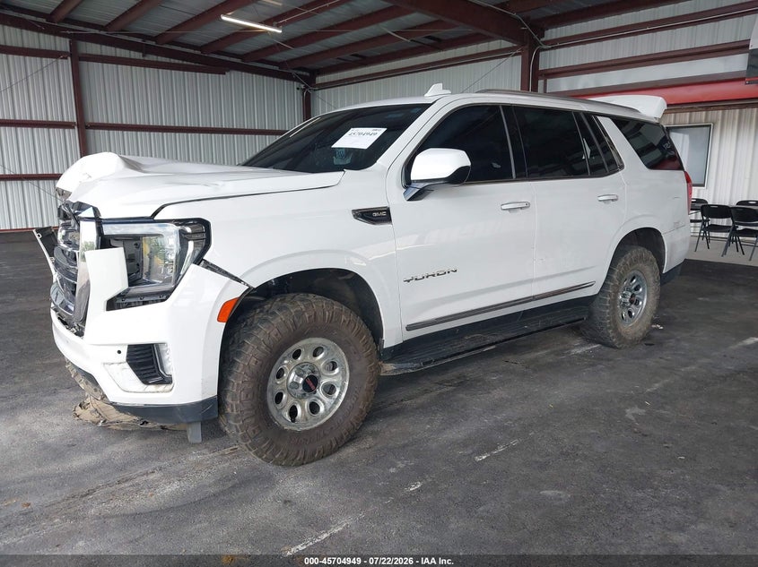 Vin: 1gks1bkd8mr248925, lot: 46203605, gmc yukon 2wd slt 20212