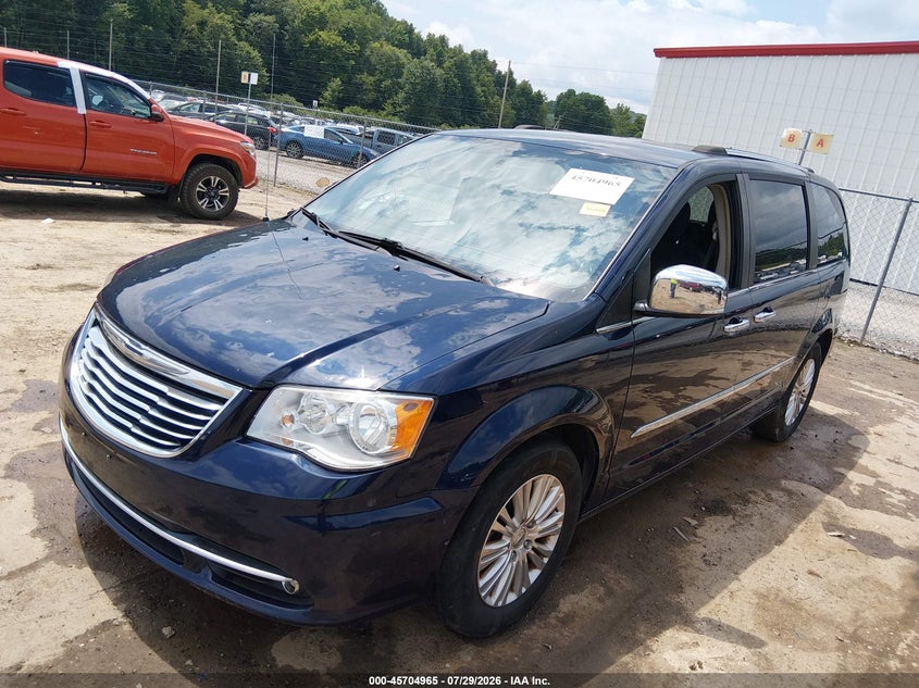 Vin: 2c4rc1jg5gr159693, lot: 46203621, chrysler town & country limited 20162