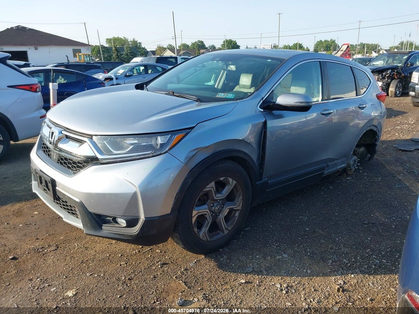 2018 Honda Cr-V Ex-L/Ex-L Navi, Left & Right Side, IAAI, VIN 7FARW2H82JE081943 — photo 2