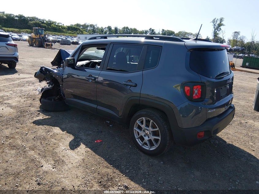 Vin: zacnjdb18npn81620, lot: 46203633, jeep renegade latitude 4x4 20223