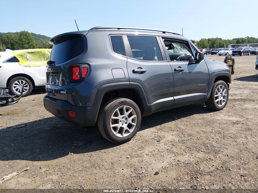 Vin: zacnjdb18npn81620, lot: 46203633, jeep renegade latitude 4x4 20224