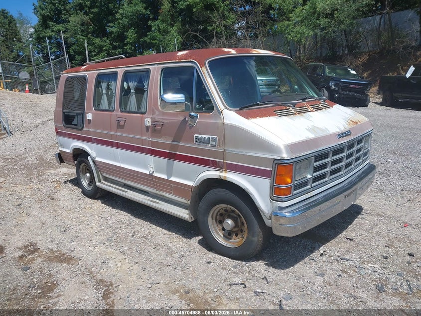 1989 DODGE RAM VAN auction photo 1