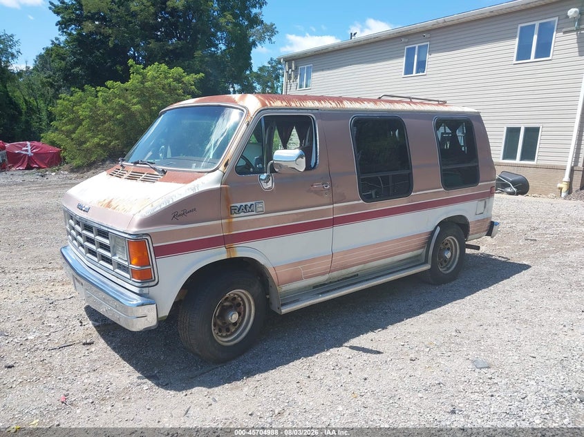 1989 DODGE RAM VAN auction photo 2