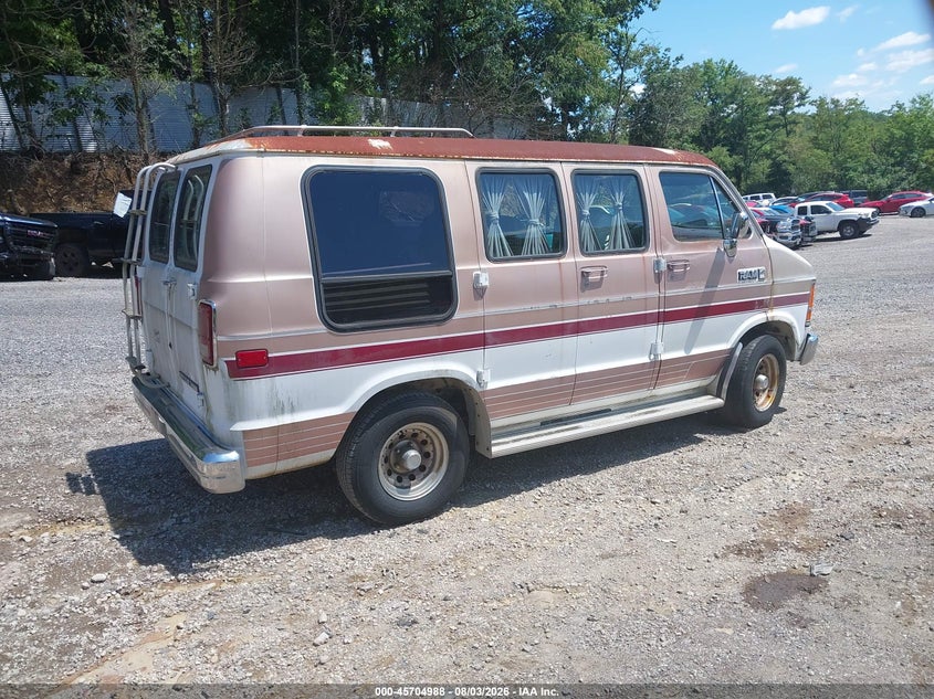 1989 DODGE RAM VAN auction photo 4