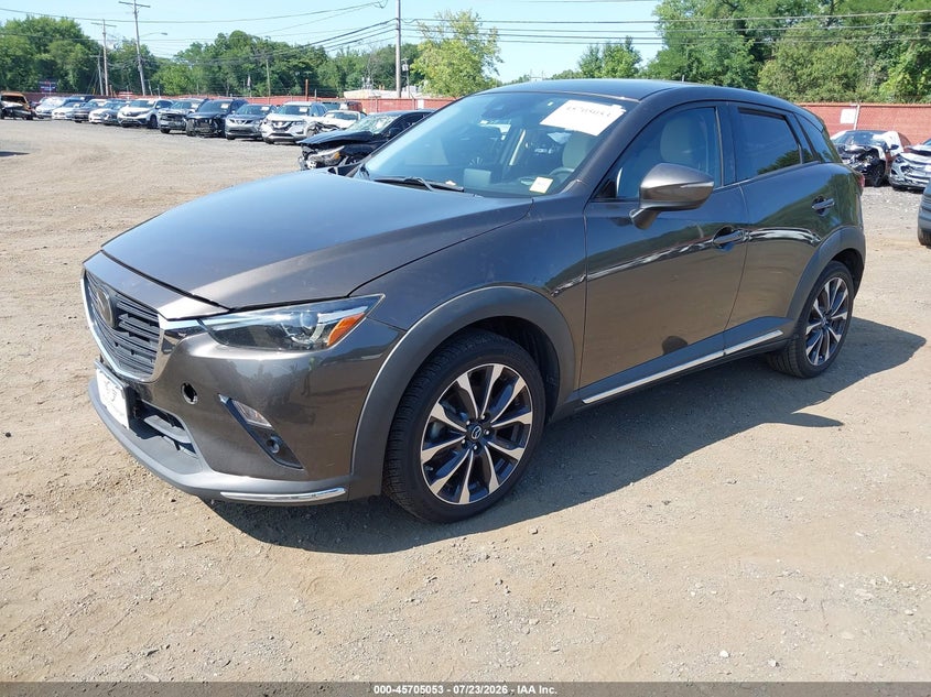 Vin: jm1dkfd71k1400992, lot: 46203709, mazda cx-3 grand touring 20192
