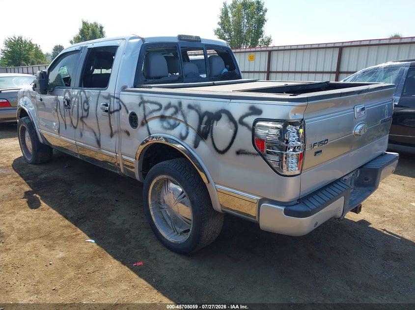 Vin: 1ftfw1et5cfa53246, lot: 46203715, ford f-150 platinum 20123