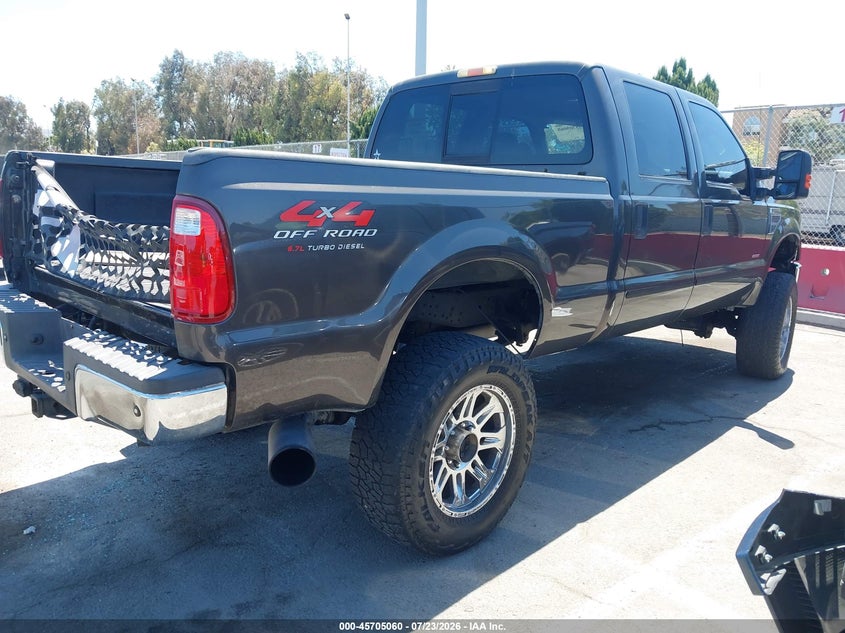 FORD F-250 2008 VIN 1FTSW21R98EB19843