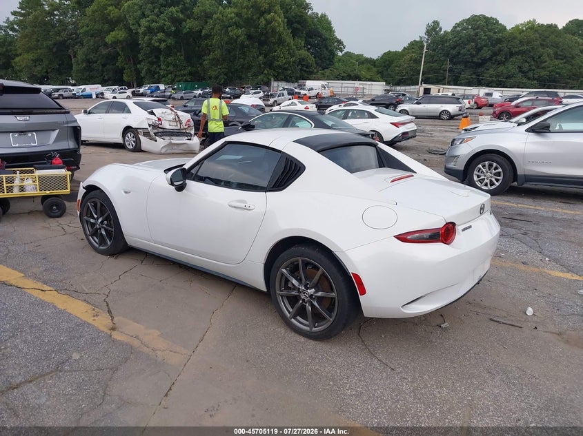 Vin: jm1ndam76h0106231, lot: 46203775, mazda mx-5 miata rf grand touring 20173