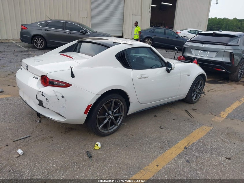 Vin: jm1ndam76h0106231, lot: 46203775, mazda mx-5 miata rf grand touring 20174