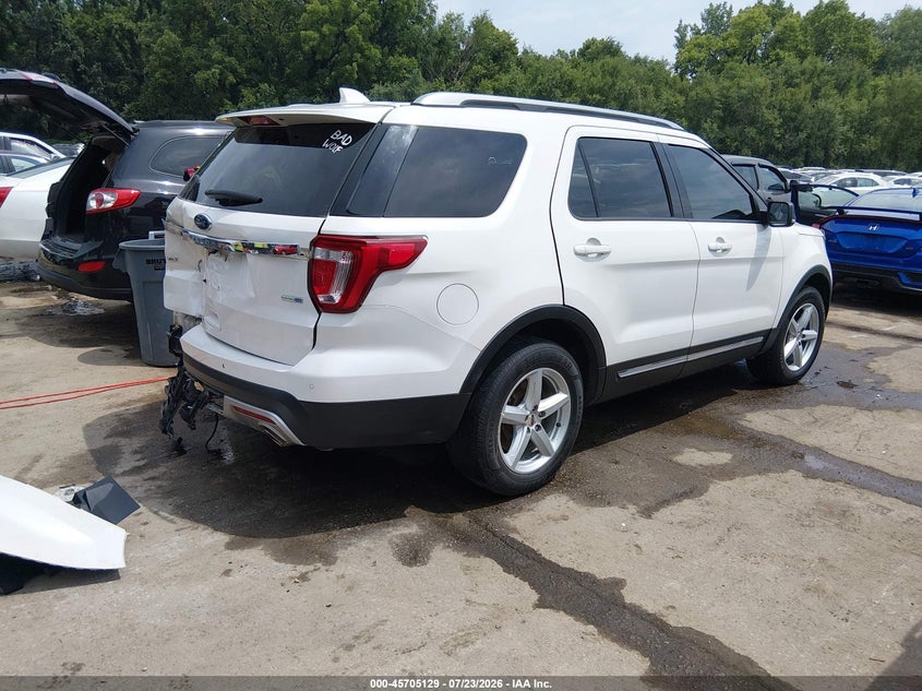 Vin: 1fm5k8d83ggb61082, lot: 46203785, ford explorer xlt 20164
