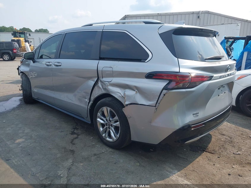 Vin: 5tdzrkec1ps176798, lot: 46203834, toyota sienna limited 20233