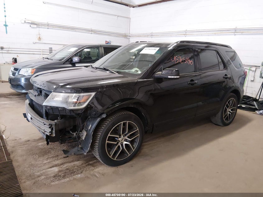 Vin: 1fm5k8gt9gga59804, lot: 46203846, ford explorer sport 20162