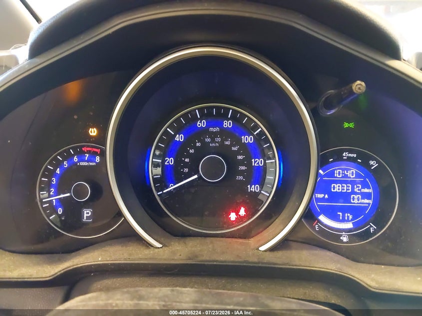 HONDA FIT 2019 VIN 3HGGK5H45KM737872