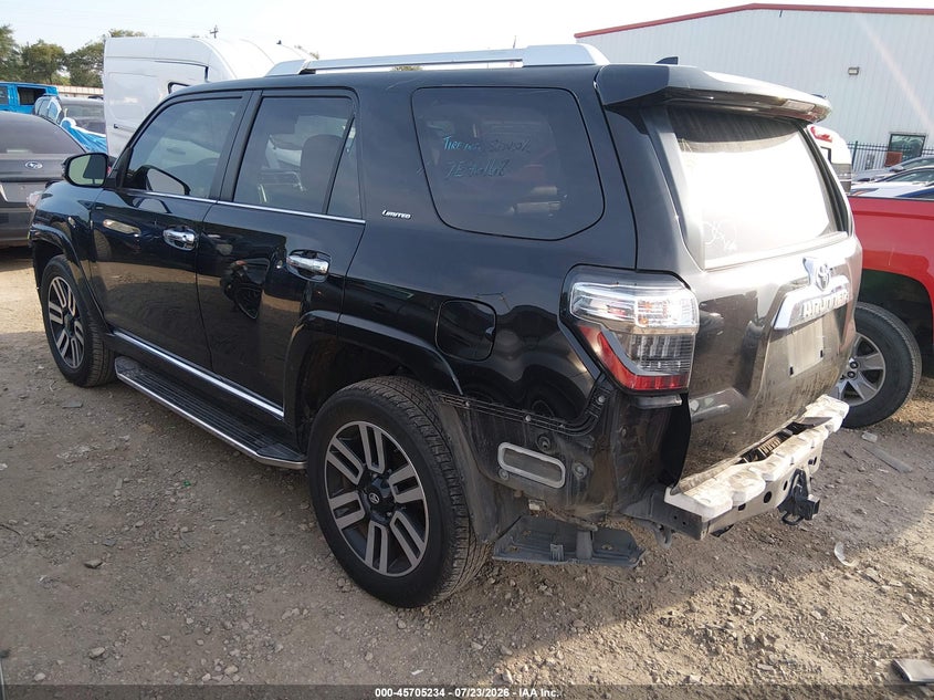 Vin: jtebu5jr5k5665193, lot: 46203890, toyota 4runner limited 20193