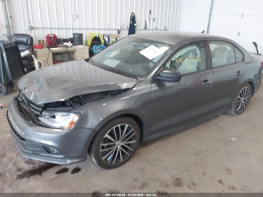 2017 Volkswagen Jetta, Удар спереду, IAAI, VIN 3VWD17AJ7HM407351 — фото 2