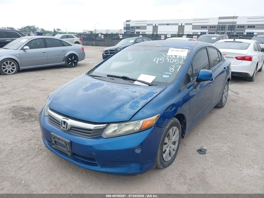 2012 HONDA CIVIC auction photo 2