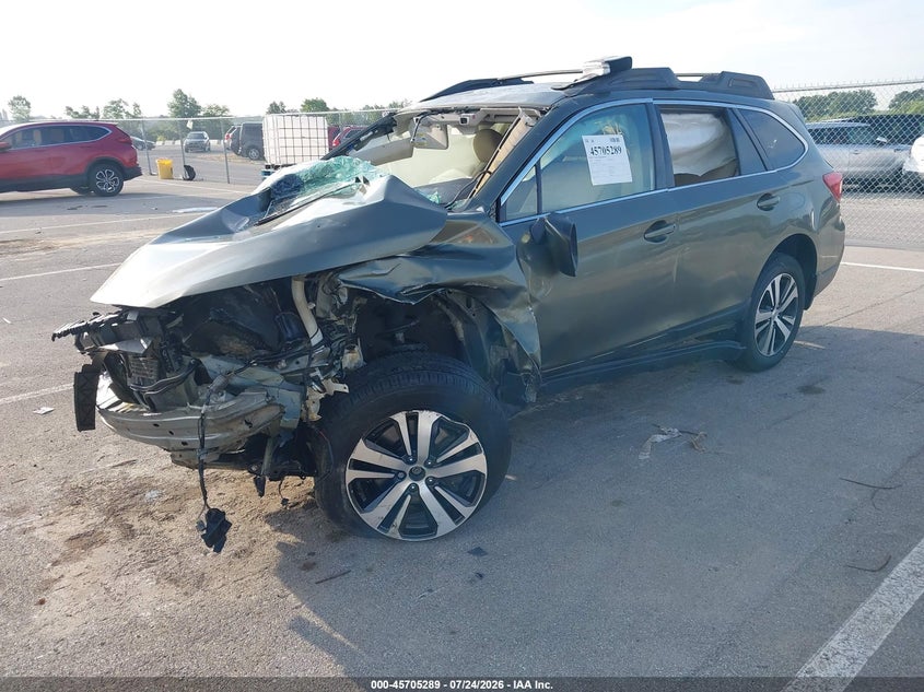 Vin: 4s4bsanc4j3387921, lot: 46203945, subaru outback 2.5i limited 20182