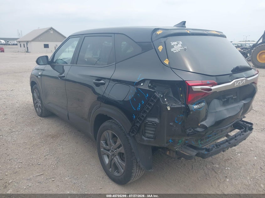Vin: kndepcaa5p7427444, lot: 46203955, kia seltos lx 20233