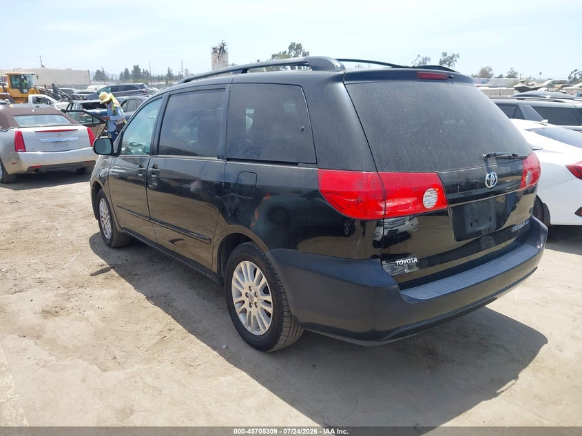 Vin: 5tdkk4cc4as318203, lot: 46203965, toyota sienna le 20103