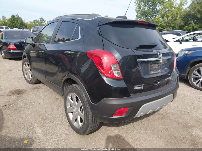 Vin: kl4cjfsb4fb253163, lot: 46203970, buick encore convenience 20153