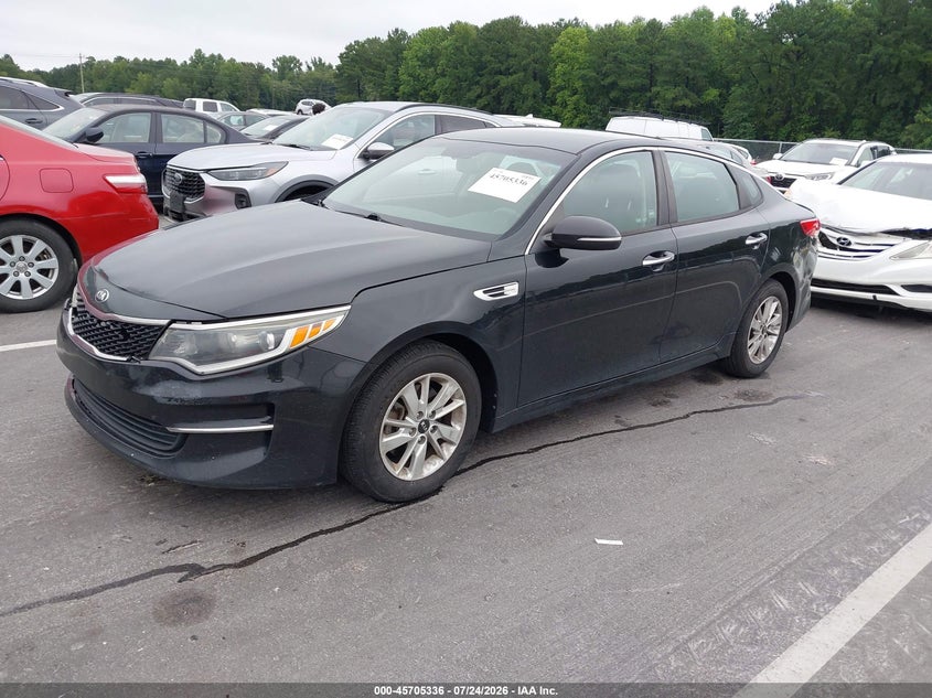 Vin: 5xxgt4l38gg100441, lot: 46203992, kia optima lx 20162