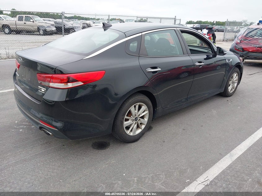 Vin: 5xxgt4l38gg100441, lot: 46203992, kia optima lx 20164