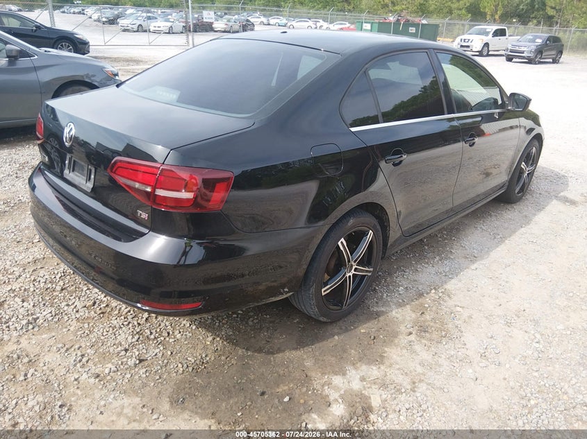 2017 VOLKSWAGEN JETTA SEDAN 1.4L I-4 DI, DOHC, VVT, TURBO, 150HP