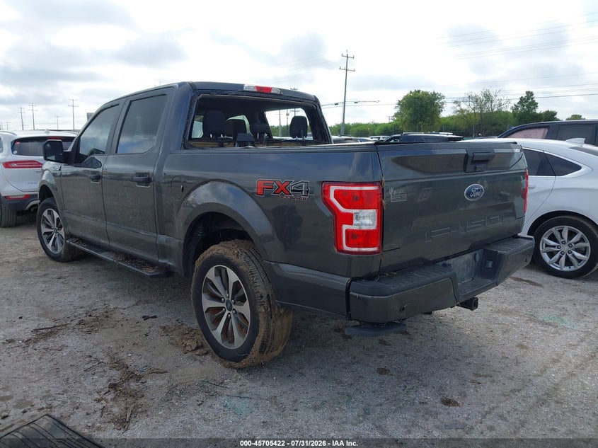 Vin: 1ftew1e54lkd16802, lot: 46204078, ford f-150 xl 20203
