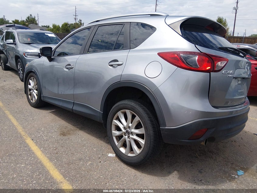 Vin: jm3ke4dy6e0385550, lot: 46204080, mazda cx-5 grand touring 20143