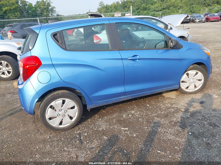 Vin: kl8cb6sa7hc743807, lot: 46204094, chevrolet spark ls cvt 20174
