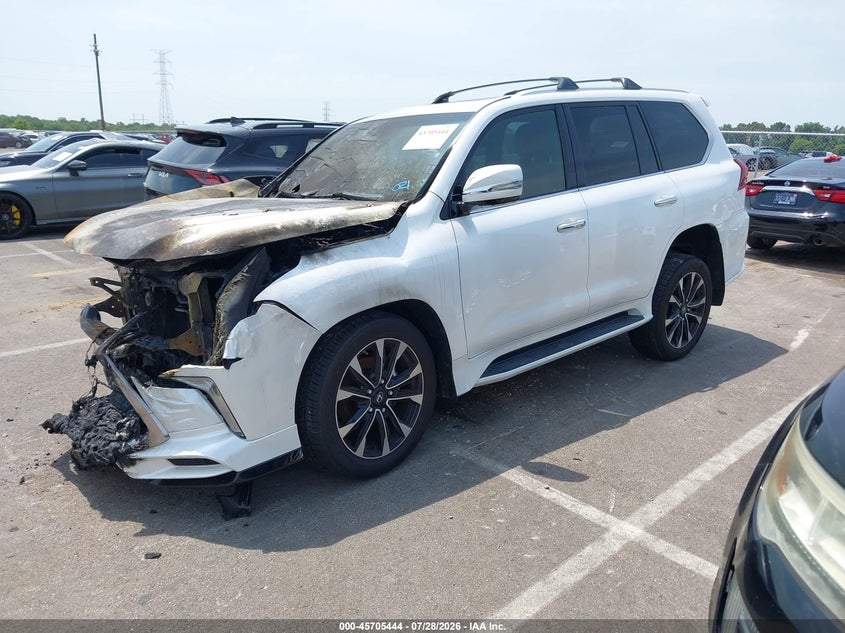 Vin: jtjdy7ax9m4347191, lot: 46204100, lexus lx 570 three-row 20212