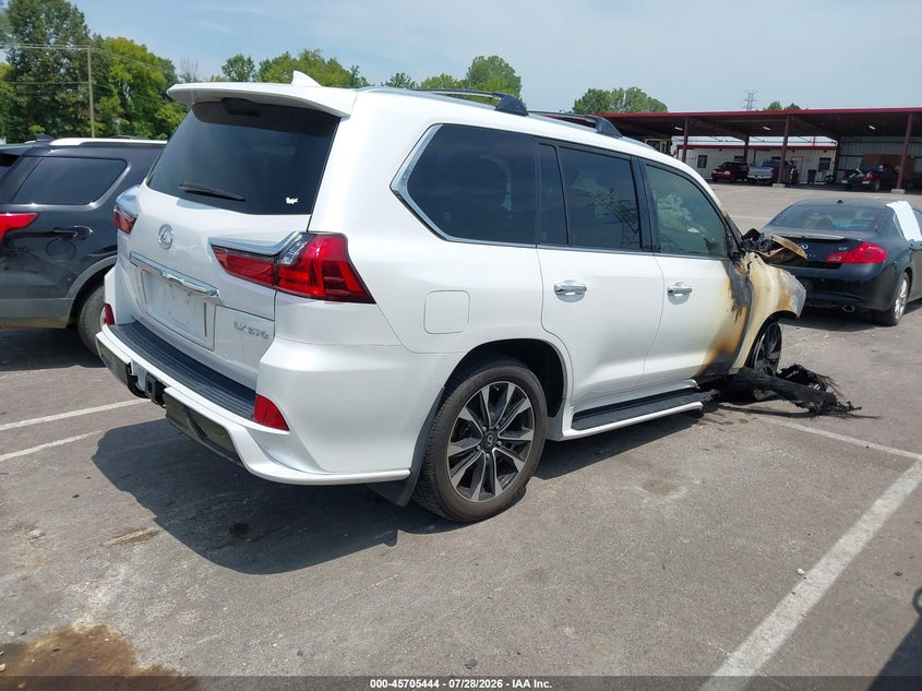 Vin: jtjdy7ax9m4347191, lot: 46204100, lexus lx 570 three-row 20214