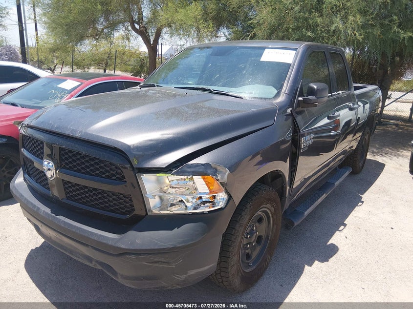 Vin: 1c6rr6fgxls121705, lot: 46204129, ram 1500 classic tradesman  4x2 6'4 box 20202
