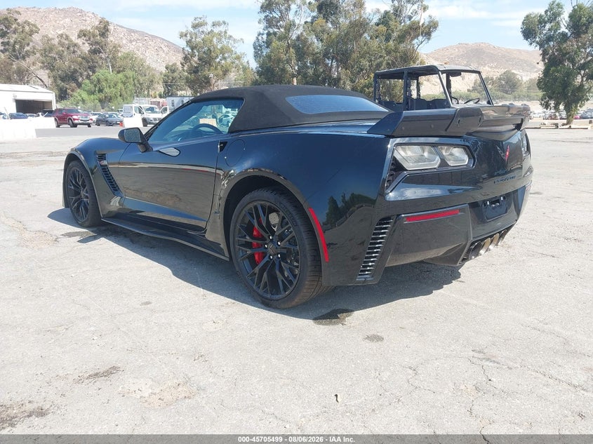 Vin: 1g1yu3d62g5600788, lot: 46204155, chevrolet corvette z06 20163