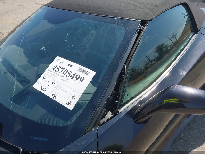 CHEVROLET CORVETTE 2016 VIN 1G1YU3D62G5600788