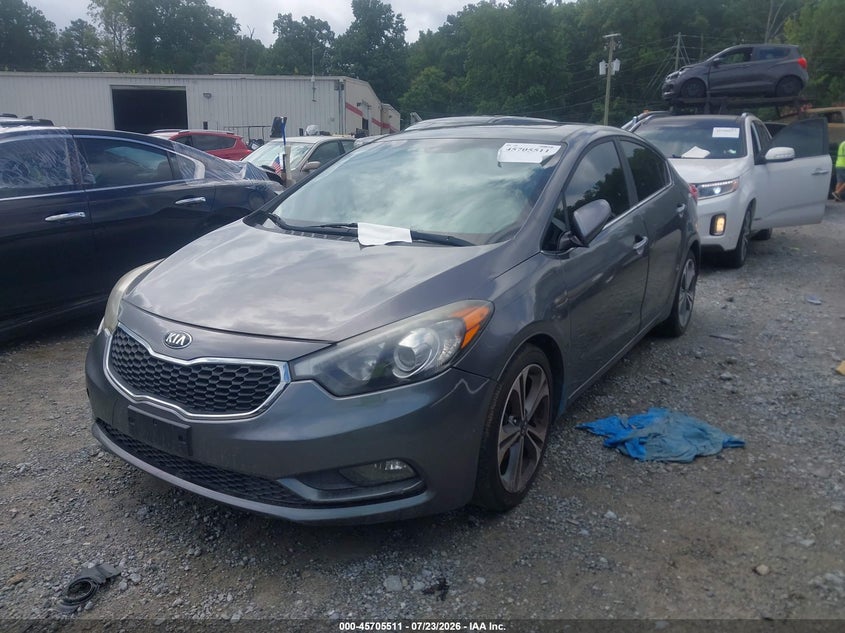 Vin: knafz4a88g5571807, lot: 46204167, kia forte ex 20162