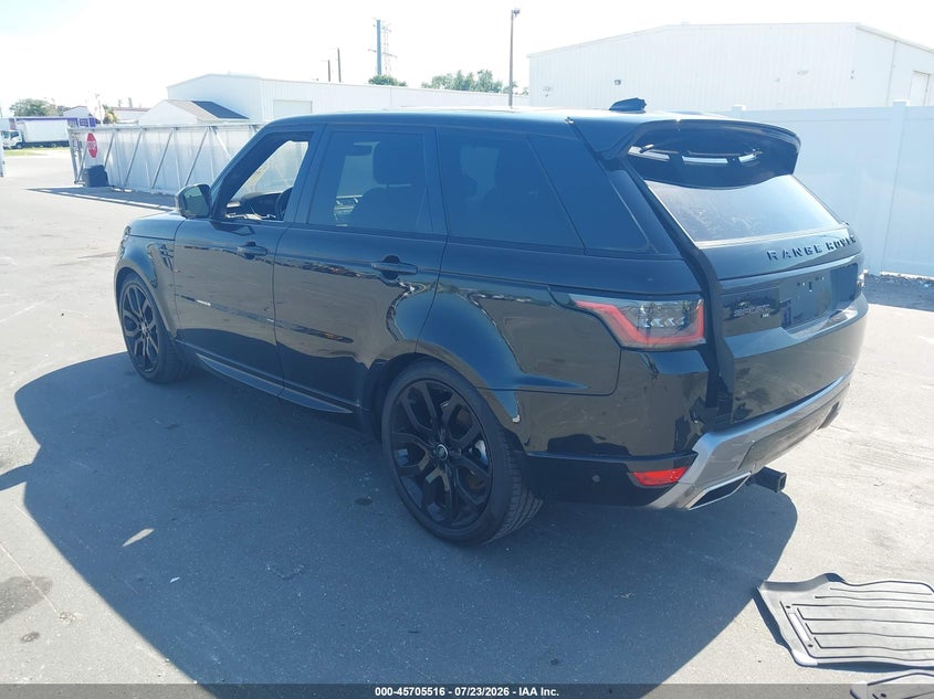 Vin: salwr2su4la876556, lot: 46204172, land rover range rover sport hse mhev 20203