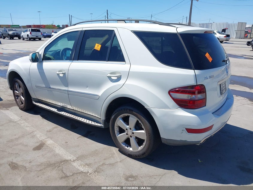 2010 MERCEDES-BENZ ML 350 auction photo 3