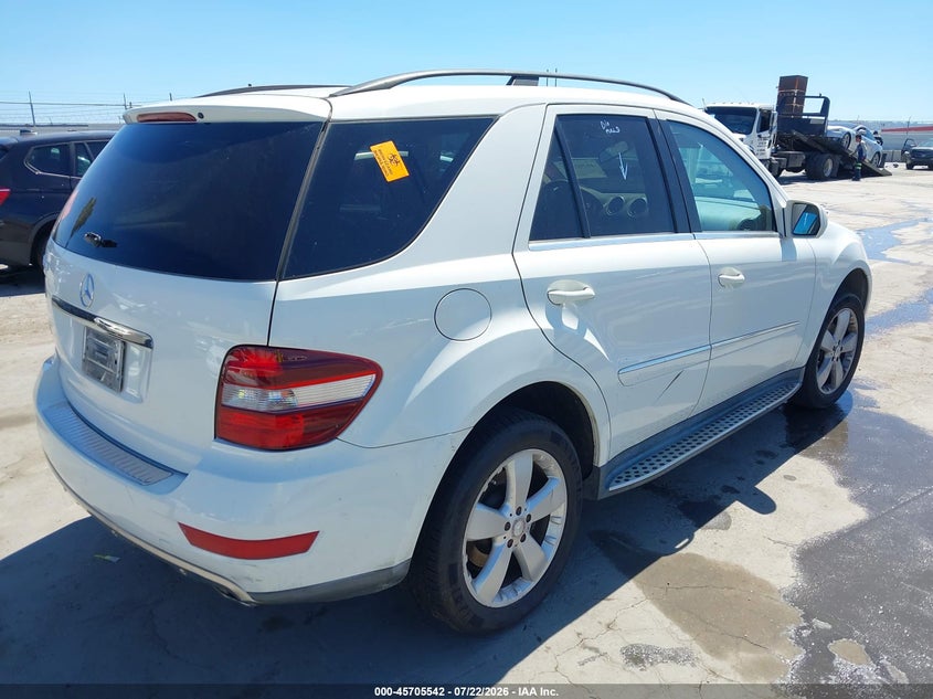 2010 MERCEDES-BENZ ML 350 auction photo 4