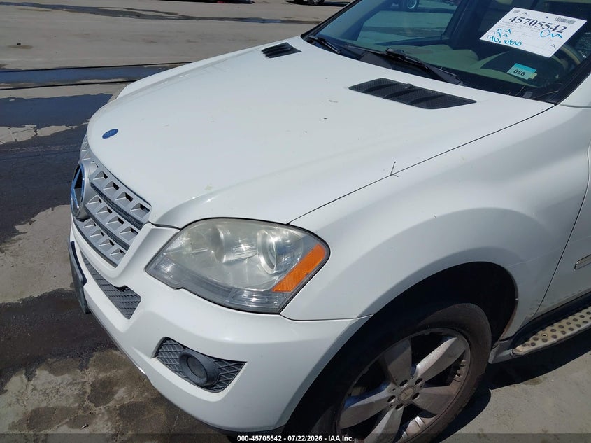 2010 MERCEDES-BENZ ML 350 auction photo 6