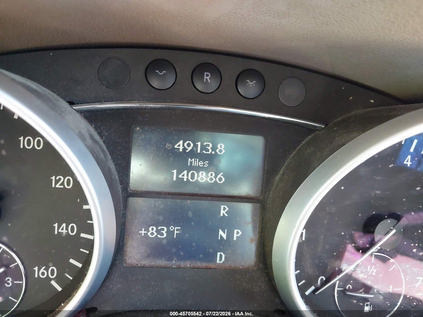 2010 MERCEDES-BENZ ML 350 auction photo 7