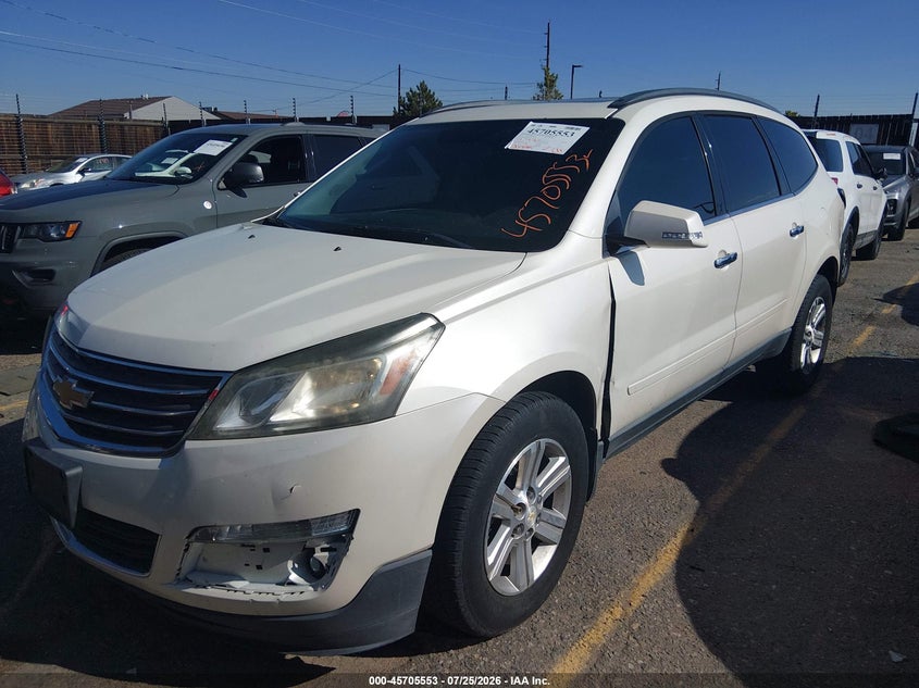 Vin: 1gnkvhkd2ej276195, lot: 46204209, chevrolet traverse 2lt 20142