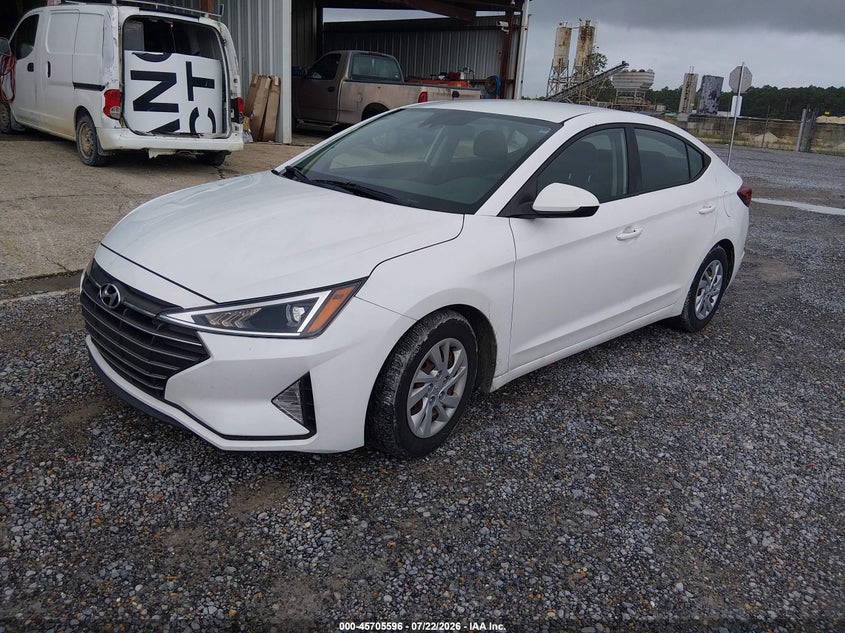 2020 Hyundai Elantra Se, Обычный износ, IAAI, VIN 5NPD74LF7LH618136 — фото 2