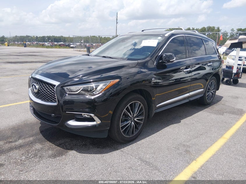 Vin: 5n1dl0mm7kc509733, lot: 46204253, infiniti qx60 luxe 20192