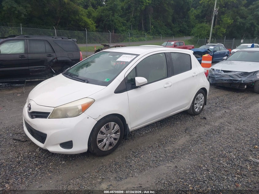 Vin: jtdktud36ed593438, lot: 46204255, toyota yaris l (tmc/cbu plant)/le (tmc/cbu plant)/se (tmc/cbu plant) 20142