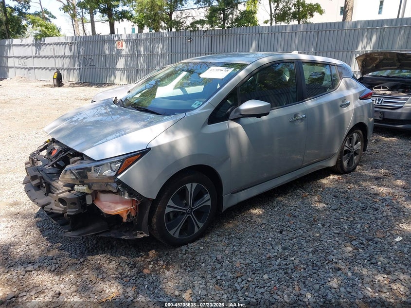 Vin: 1n4bz1cv0nc563525, lot: 46204294, nissan leaf sv plus 62 kwh 20222